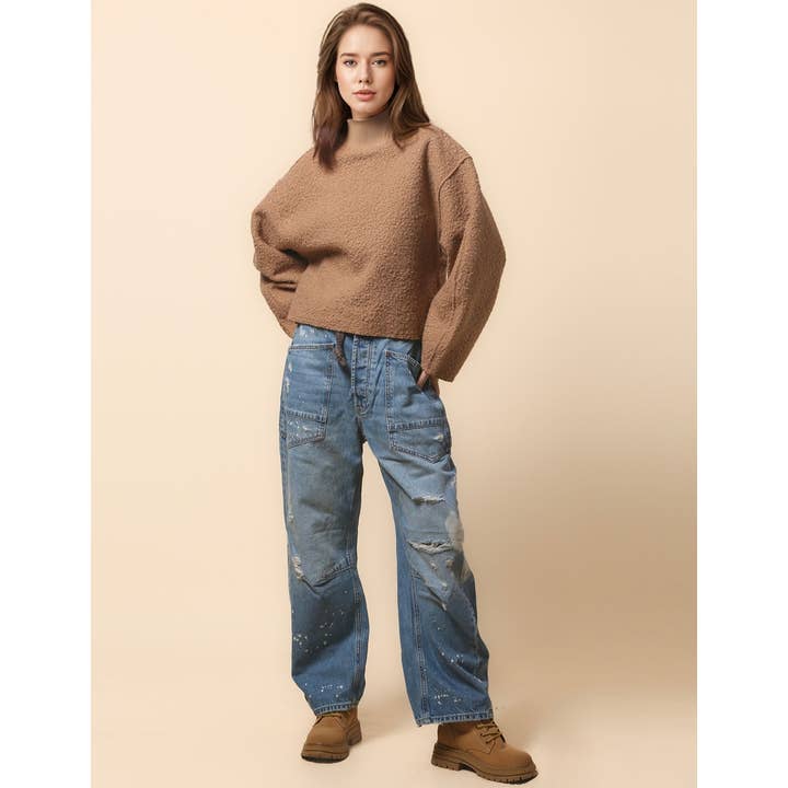 Sweetkama - Venta al por mayor Forro polar - Mujer - Jersey de forro polar con cuello de tortuga para mujer SKT465417