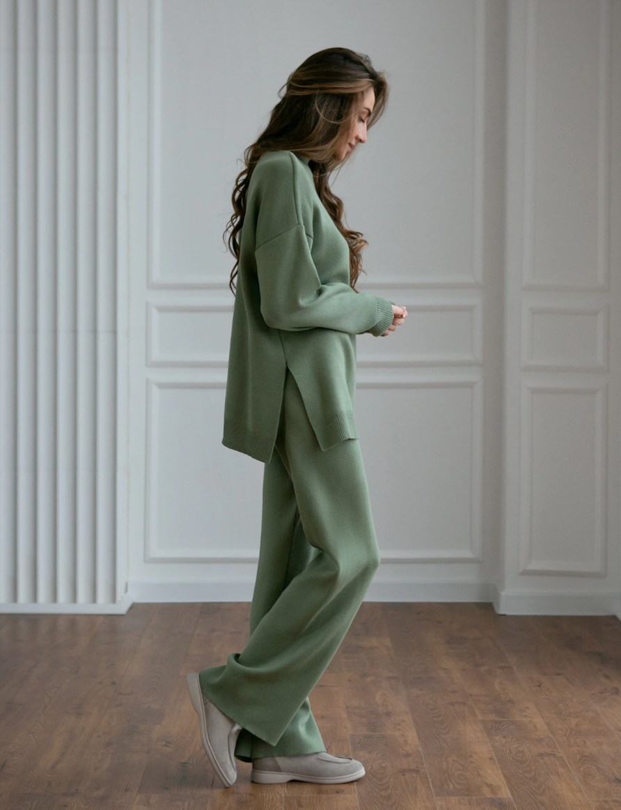 Nenya Fashion Limited - Venta al por mayor Pantalones - Mujer - Pantalones rectos Lana6