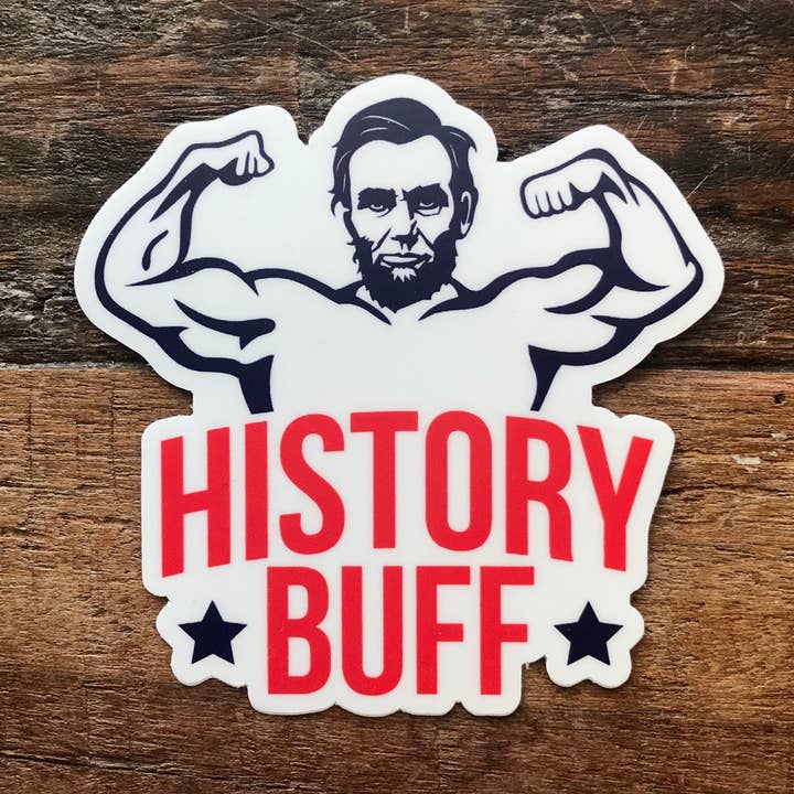 History Buff Sticker for wholesale by TR Historical