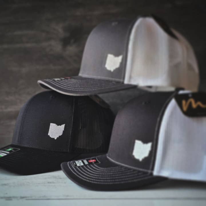 Mad River - Vente Casquette de camionneur – unisexe - État Silhouette Votre État sur Casquette Trucker Richardson 11227