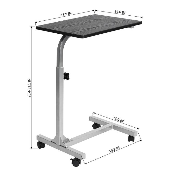 HOMYCASA DESIGN INC - Wholesale Side Table - Adjustable Rolling Laptop Desk Table