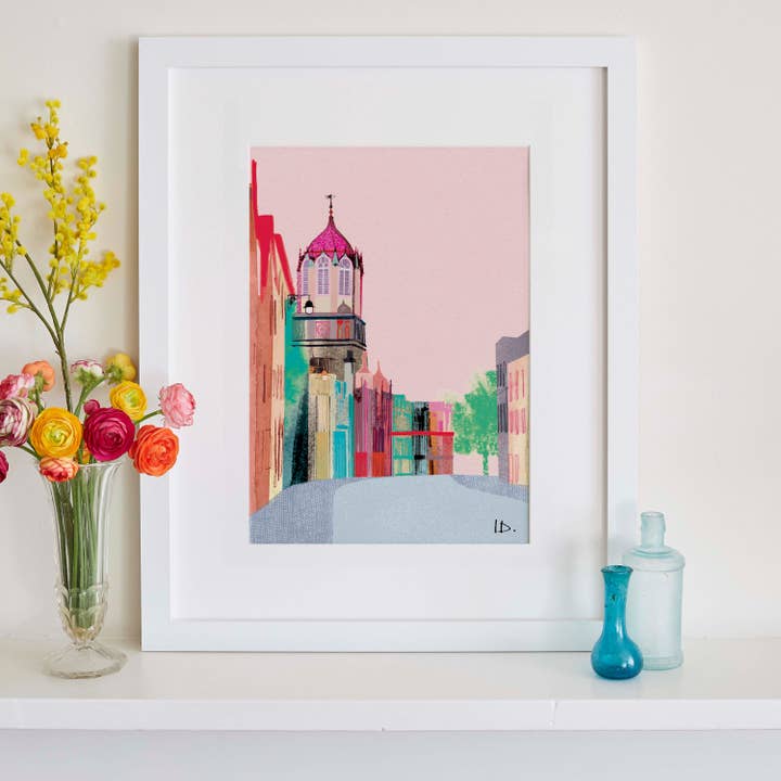 Imprimé Oxford de Christchurch, Université d'Oxford pour la vente par I Drew This