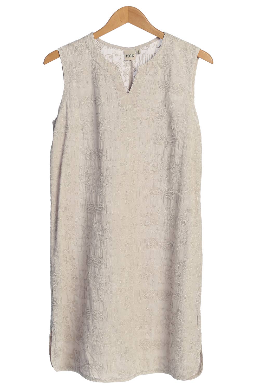 Focus Fashion - Wholesale Dress - Women's - Sleeveless Cotton Voile Dress - EC1081