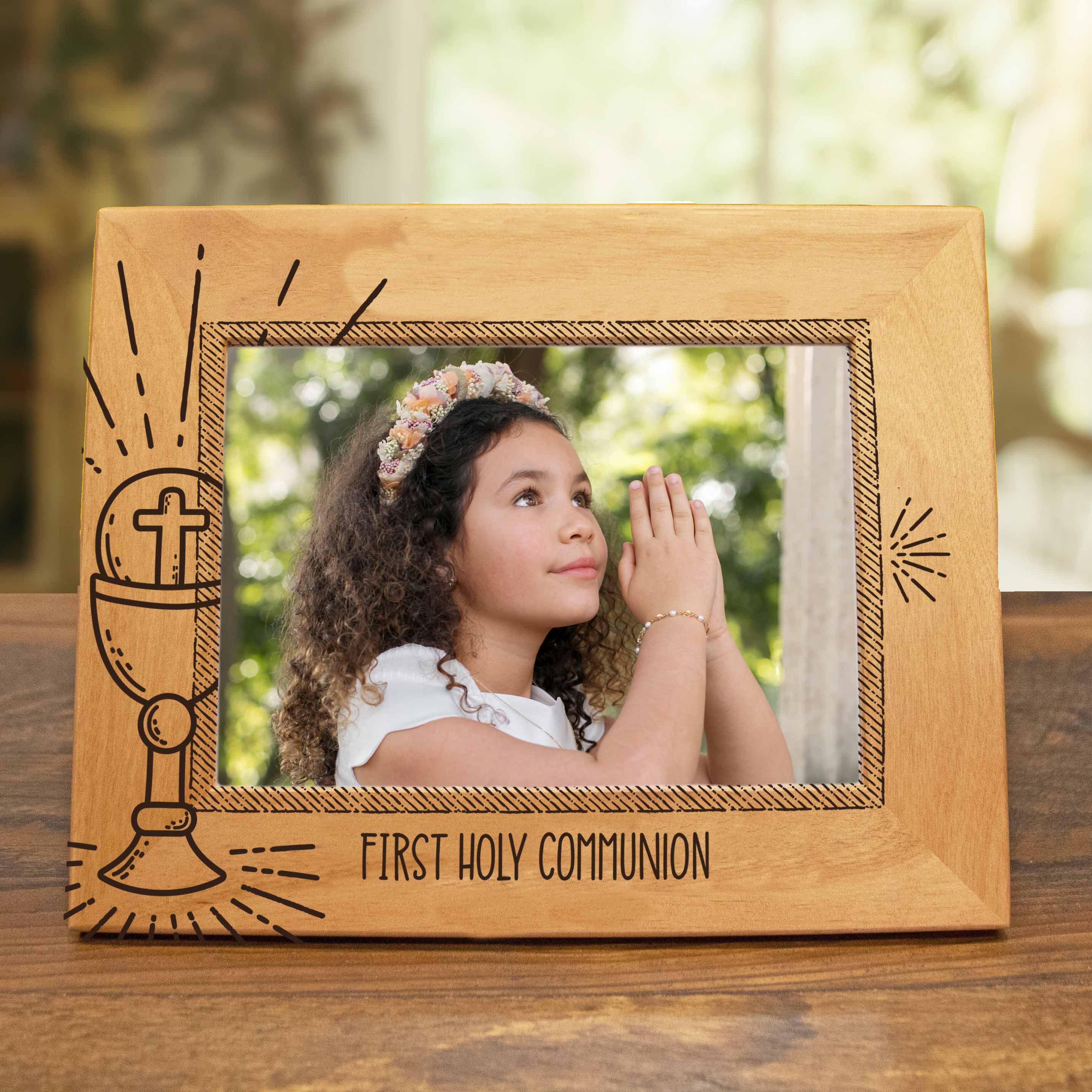 Firefly Wishes - Wholesale Picture Frame - First Holy Communion Wood Picture Frame - Radiant Eucharist8