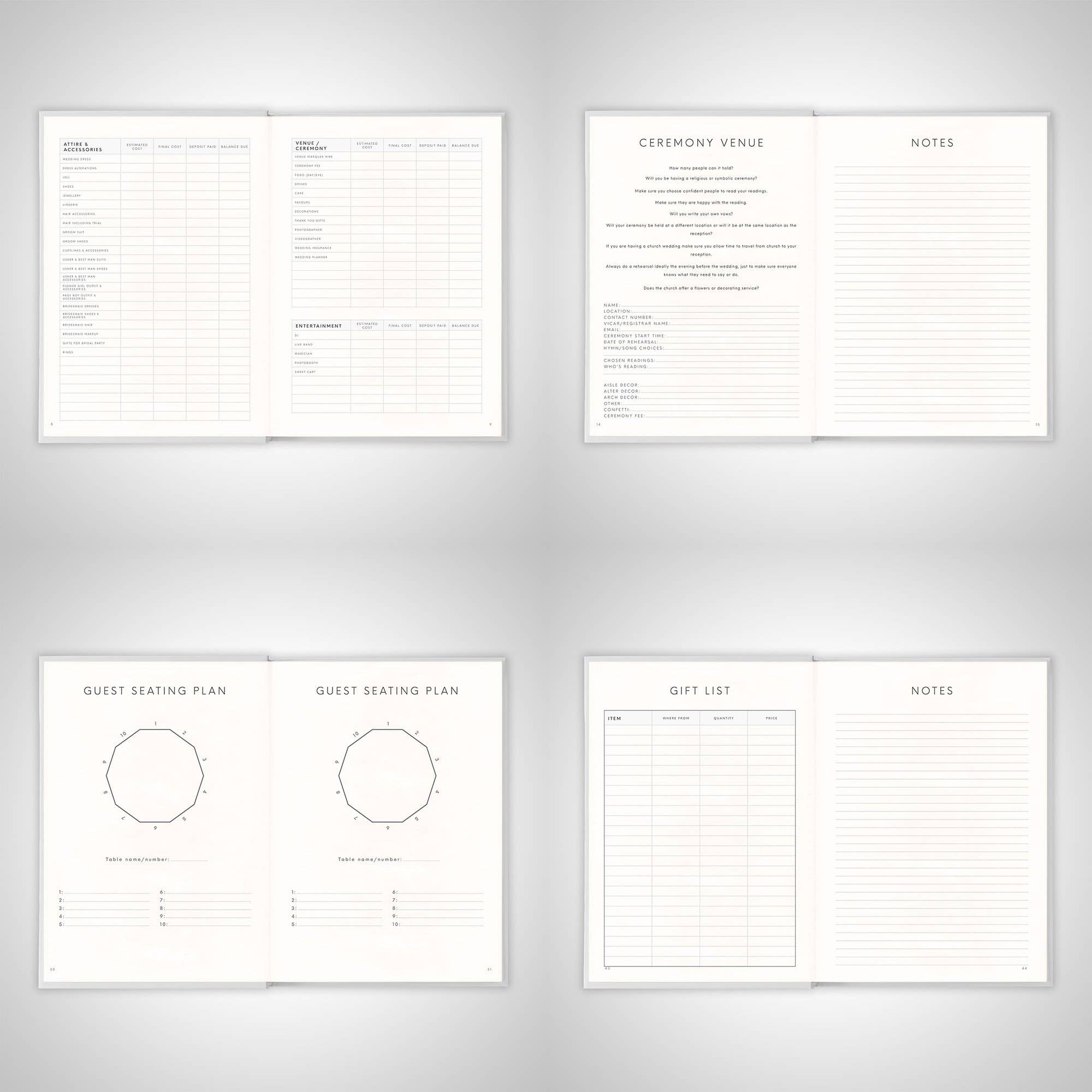 Scribble & Dot – wholesale Planner – Elegant Wedding Planner2