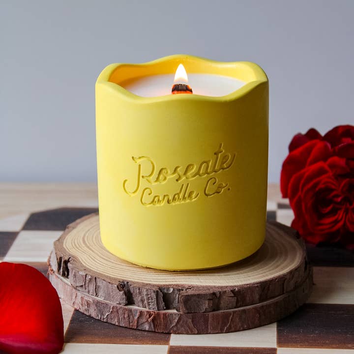 Lemon Grove Candle for wholesale by Roseate Candle Co.