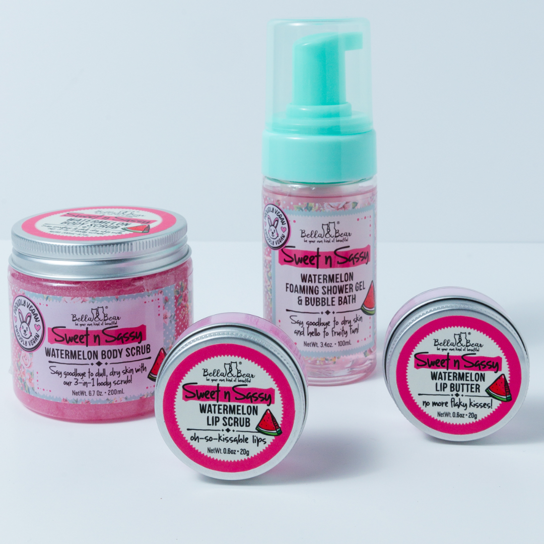 Bella & Bear - Wholesale Bath & Body Set - Sweet 'n' Sassy Midi Watermelon Gift Set | Women, Teens11