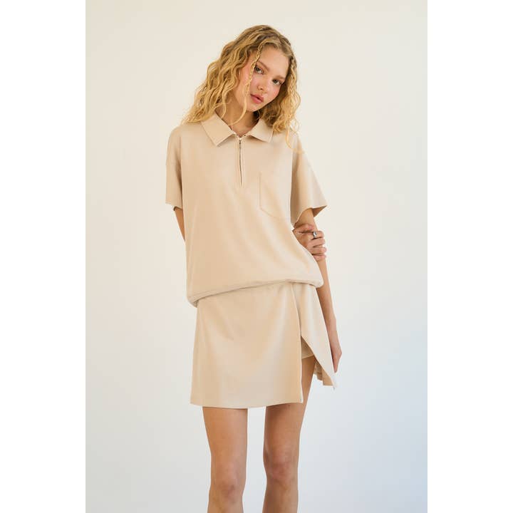 Jupe à fente latérale douce pour la vente par The GREii