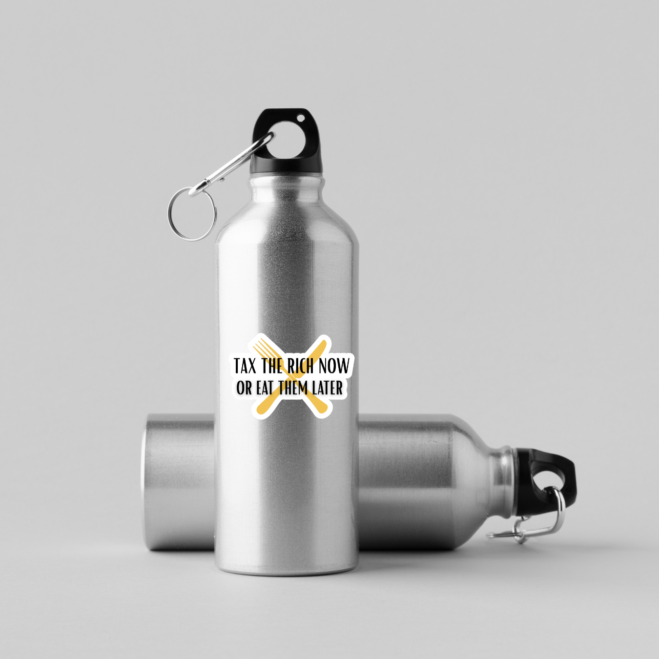 Atomic Cactus Stickers - Wholesale Sticker - Tax the Rich Now or Eat Them Later Sticker | Eat the Rich Sticker | Laptop Political Sticker | Leftist Humor4