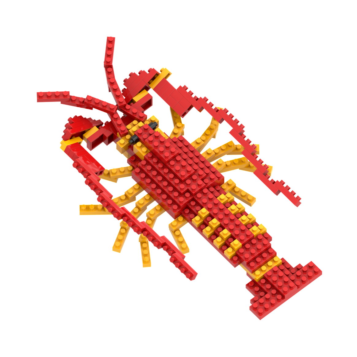 Brixies – Construir brinquedo - Crianças por atacado – BRIXIES lagosta1