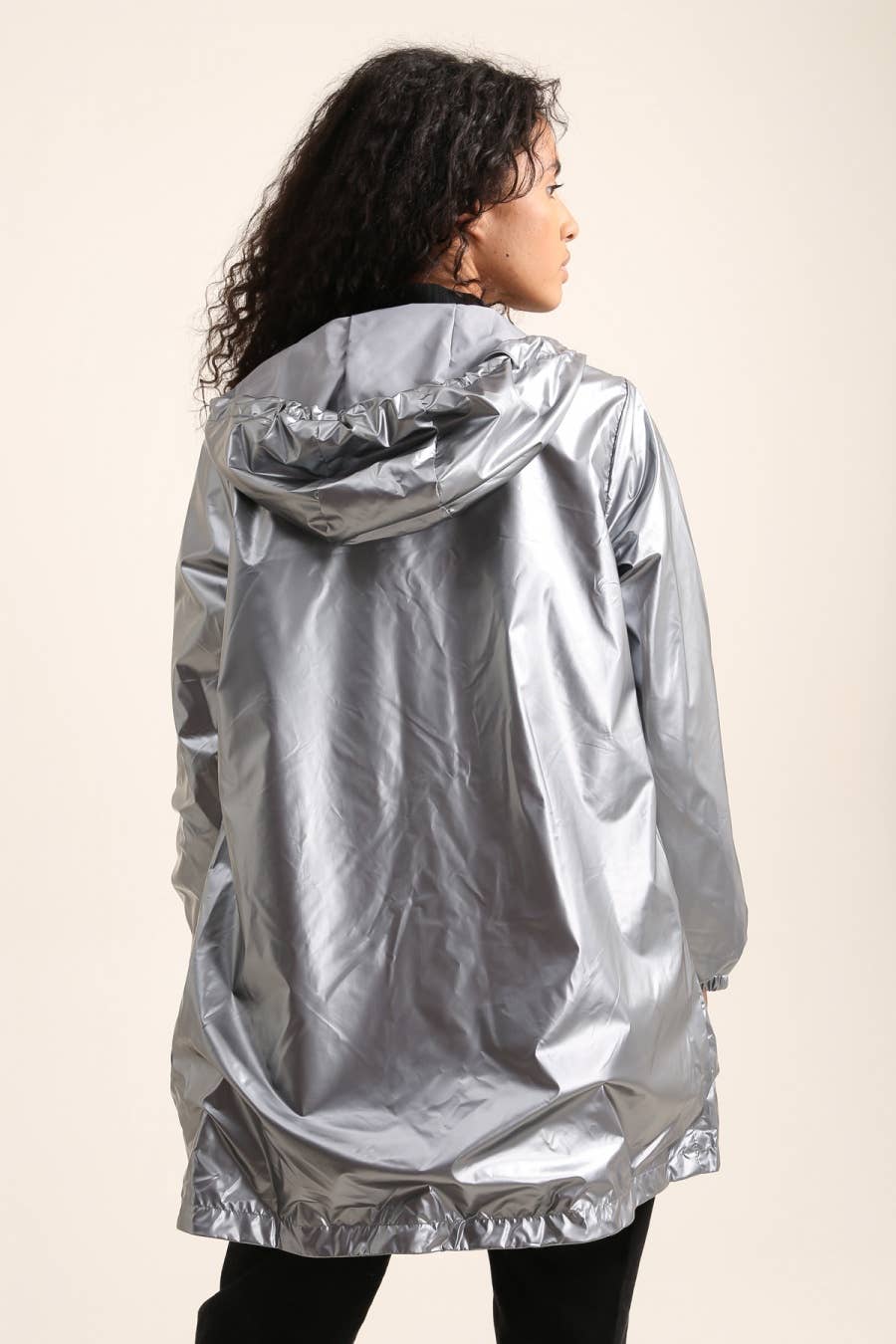 Attrait Paris - Wholesale Raincoat - Women's - Long reversible hooded waterproof jacket42