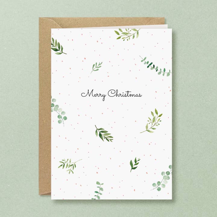 Biglietto natalizio ramoscelli per la vendita all'ingrosso da parte di Studio Kuukeluus