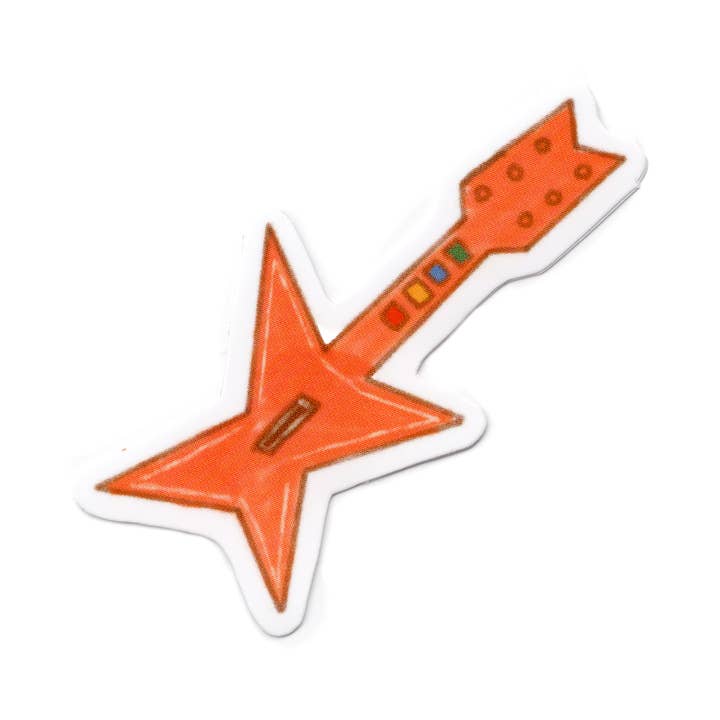 GUITAR HERO! Sticker for wholesale by RAGS AF