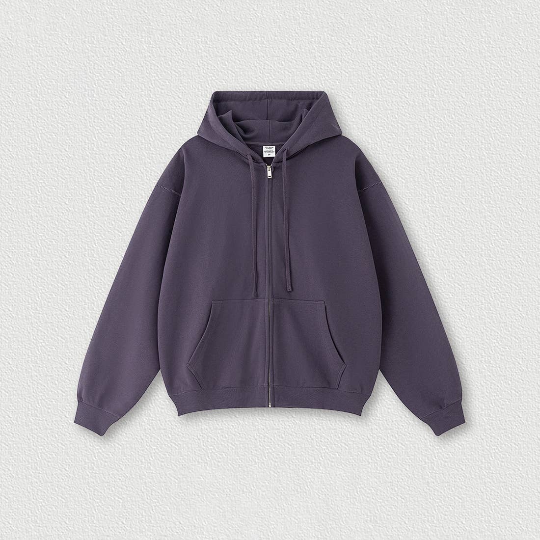 Sodalemon – wholesale Hoodie - Unisex – Överdimensionerad Terry Fleece Zip Hoodie Mysig Unisex Loungejacka3