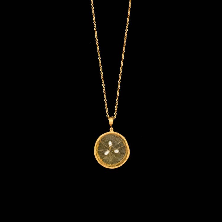 Citrus Lemon Pendant - 16" Adj. for wholesale by Michael Michaud