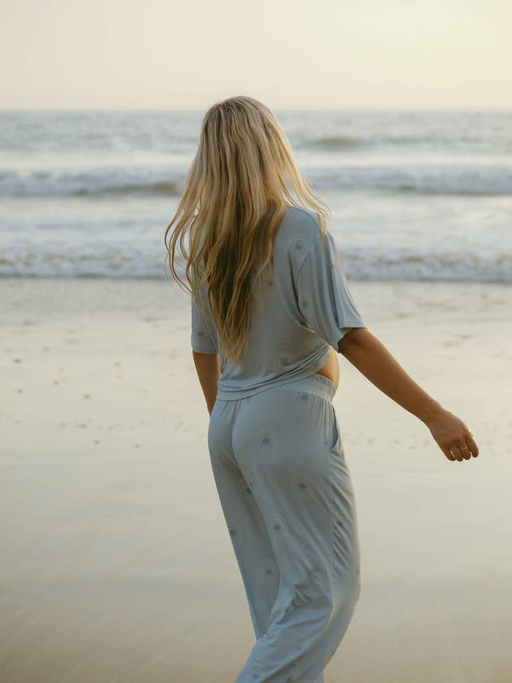 Forever French Baby - Wholesale Lounge Set - Women's - Women's Boxy Tee Lounge Set | San Clemente1