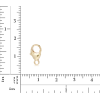 Plazko - Wholesale Clasp - Oval Lobster Clasp 14Kt Gold Filled 11x6mm - 3pcs1