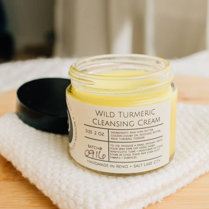 Pantry Products - Skin, Body, + Wellness - Wholesale Facial Cleanser - Wild Turmeric Cleansing Balm-Remove dirt + makeup naturally
