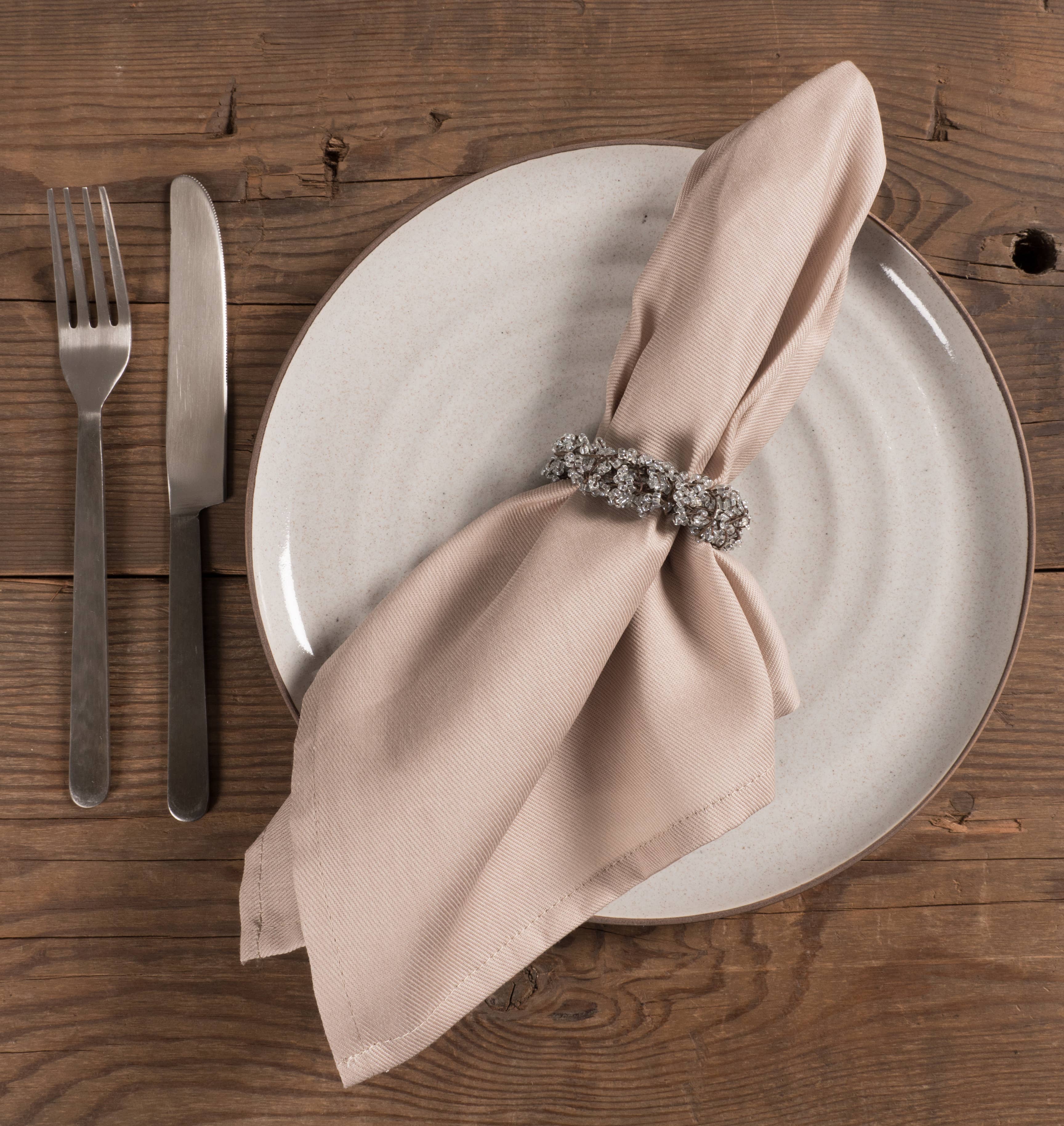 KAF Home - Vendita all'ingrosso Tovaglioli da tavola in stoffa - Set da 12 tovaglioli da tavola Chateau facili da curare di KAF Home7