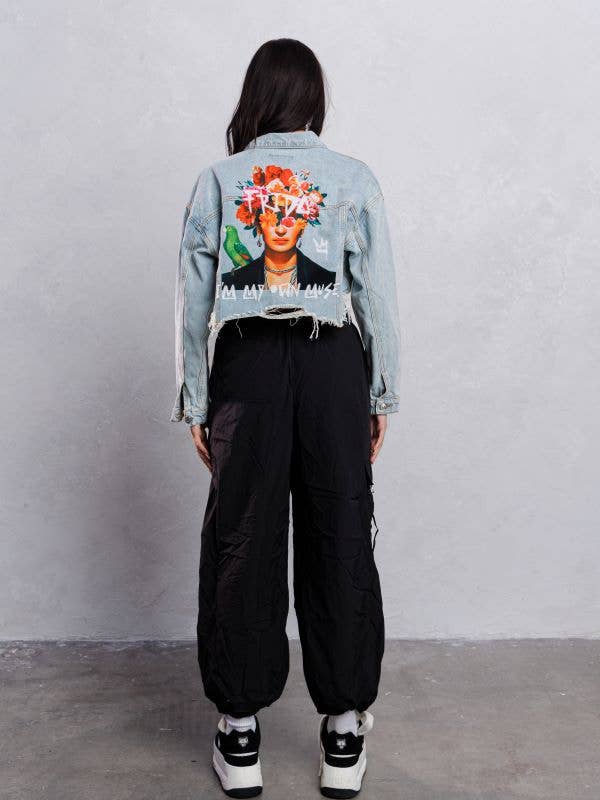 Trio Urban – wholesale Jeansjackor – Dam – Frida Muse Crop Jeansjacka