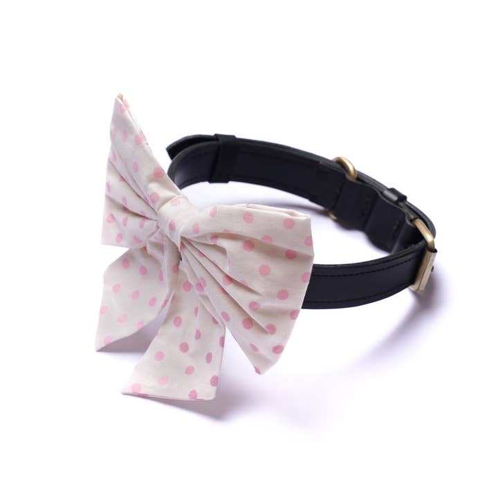 Sailor Bow - Polka Dot Pink for wholesale by The Paws