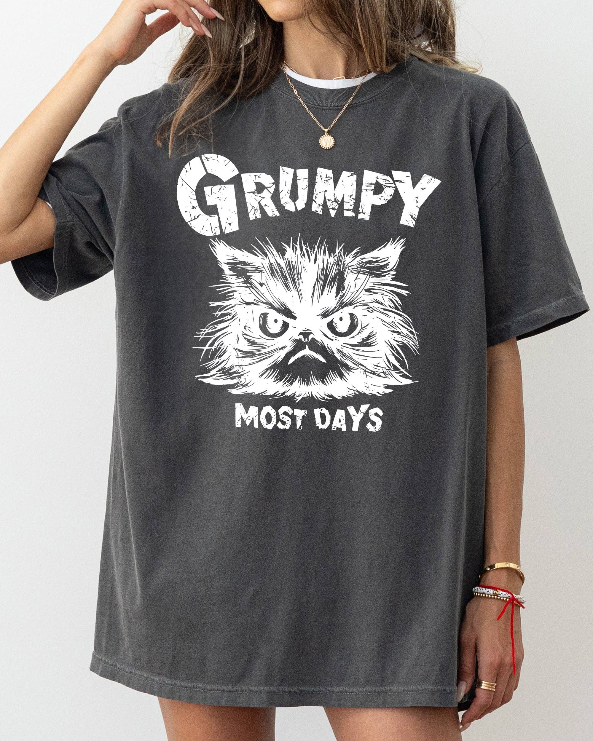 Refinery Number One LLC - Wholesale Tunic - Women's - Grumpy Cat, Funny, Snarky, Sarcasm, Grumpy Most Days Shirt3