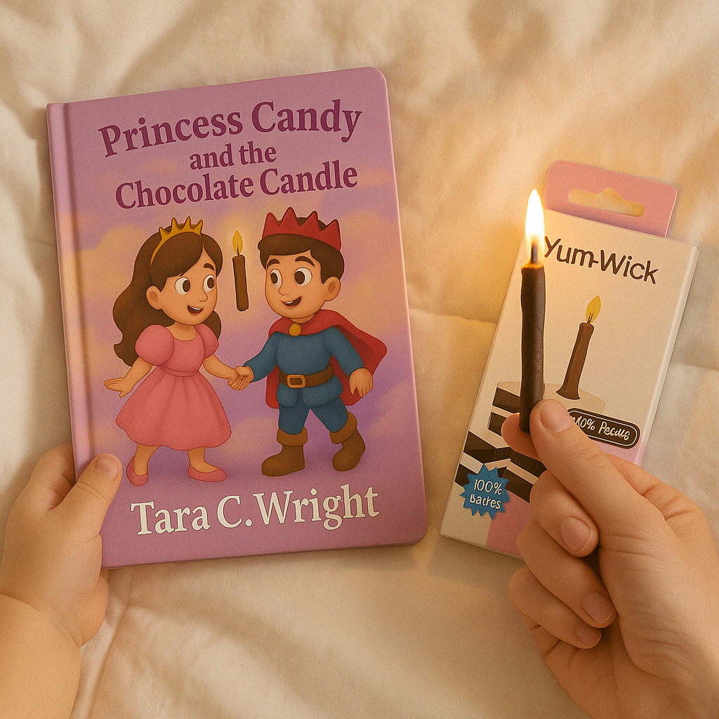 YUM-WICK: EDIBLE CANDLES - Wholesale Cake Candle - Yum-Wick® Vegan Edible Chocolate Stick Candle–6" Kosher Gift4