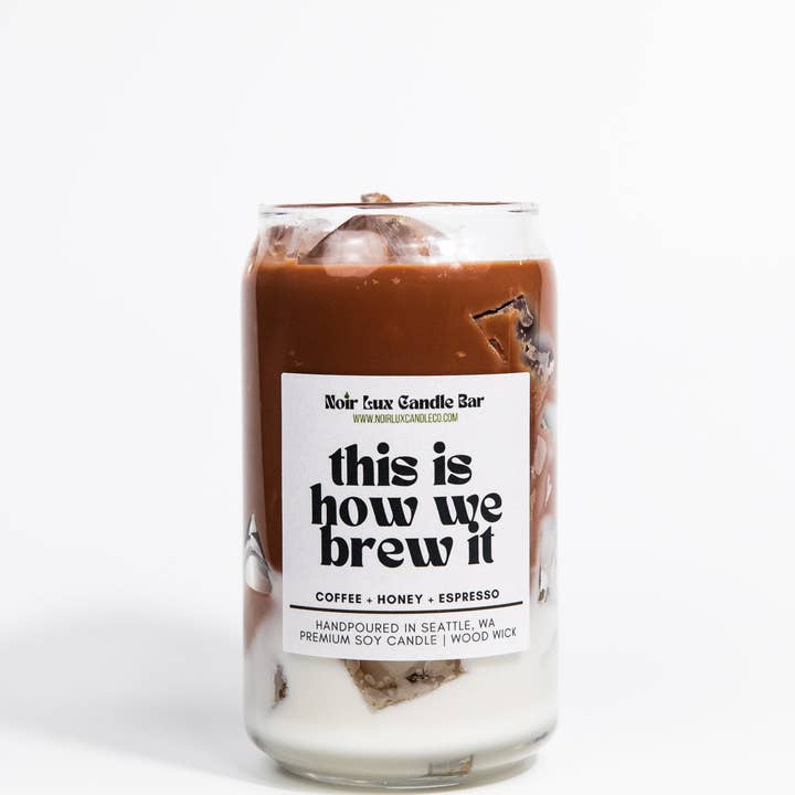 Noir Lux Candle Co - Vendita all'ingrosso Candela in vasetto - Candela profumata This is How We Brew It al caffè freddo3