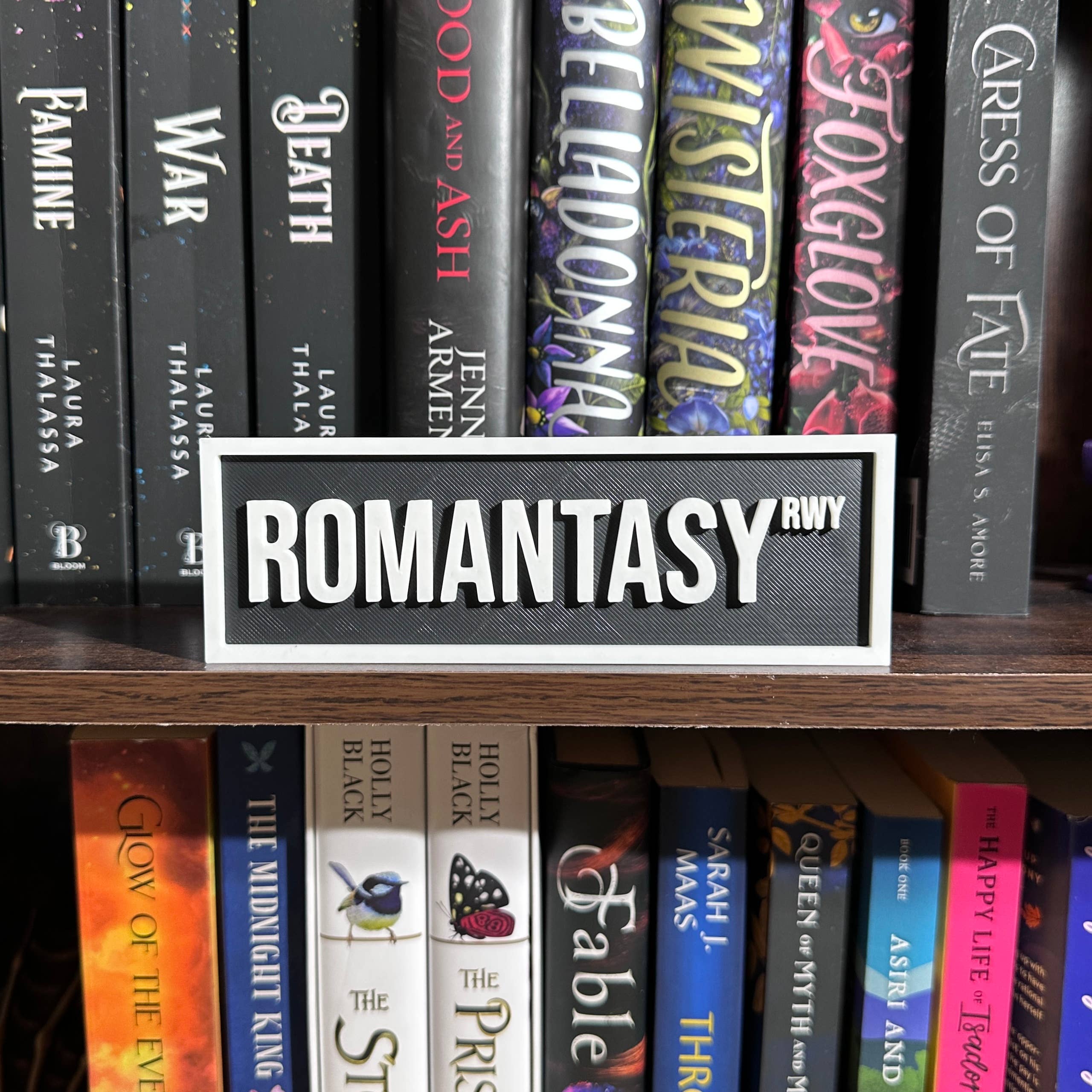 The Crafted Nook - Wholesale Sign - Romantasy Street Sign | Bookshelf Decor2