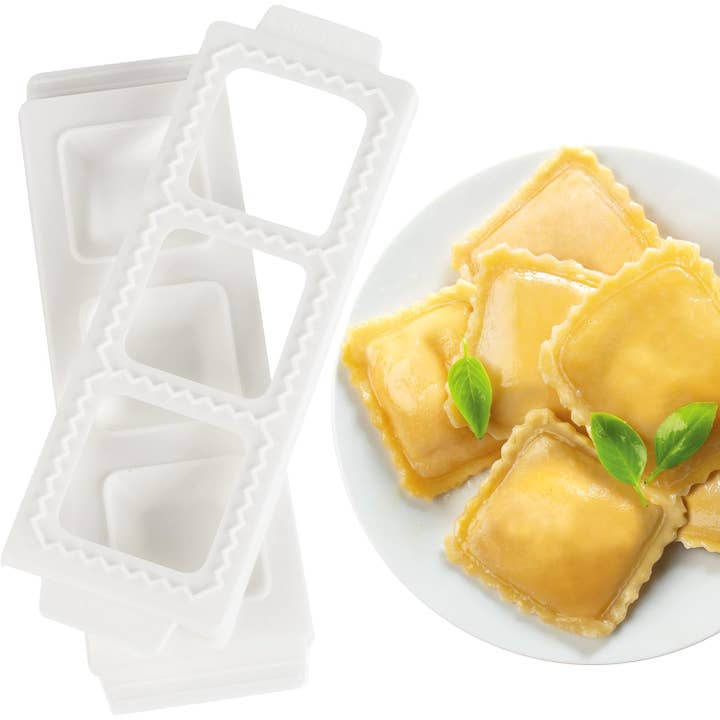CucinaPro 2" Square Shaped Ravioli Mold - Makes 3 for wholesale by CucinaPro