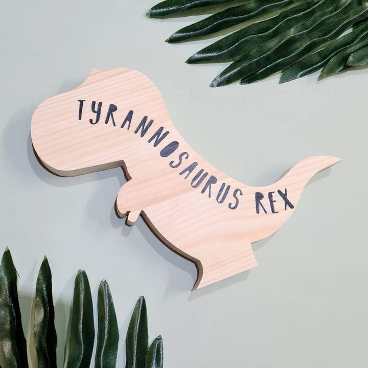 Cuidador de estantería Tyrannosaurus Rex para venta al por mayor de Crafted Pine Co