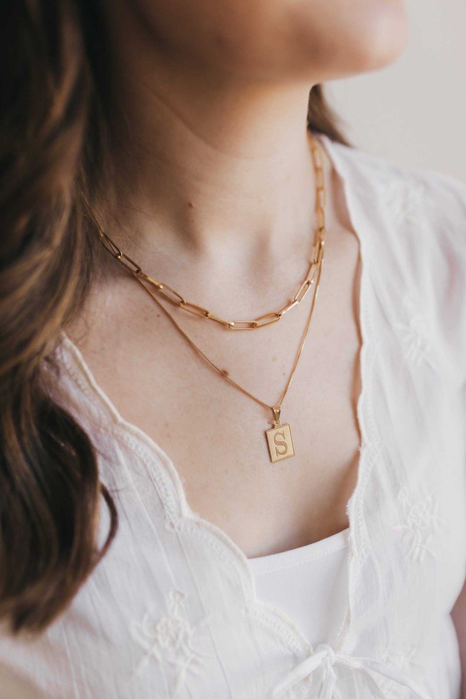 Sydney Rose Co. – Colar pingente/pendente por atacado – Colar com Inicial Original7