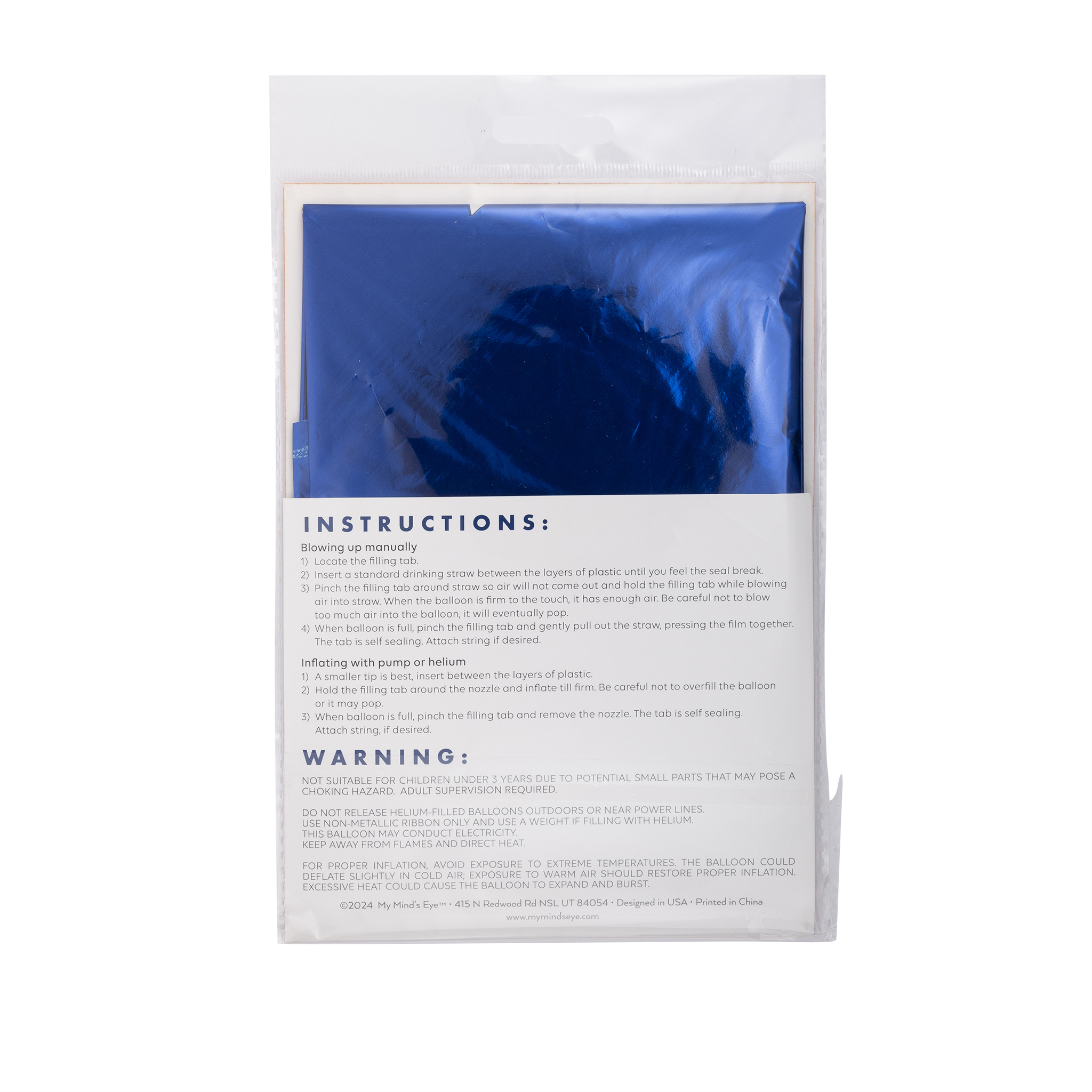 My Mind’s Eye - Wholesale Balloon - SSP1016 - Blue Star Shaped Mylar Balloon1