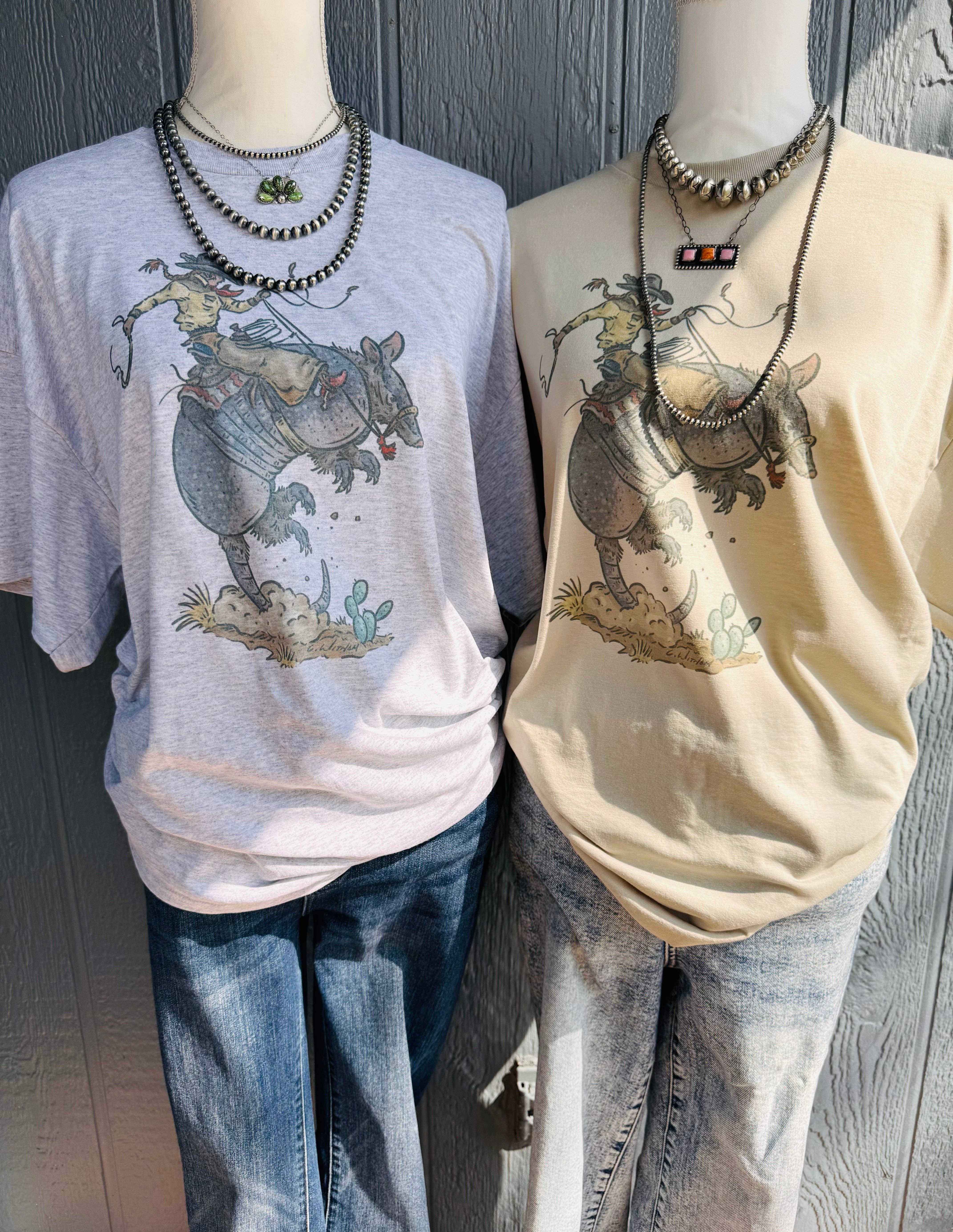 CraftsbysummerlynnLLC - Wholesale Screen Printed T-Shirt - Women's - Dillo Dally Top0