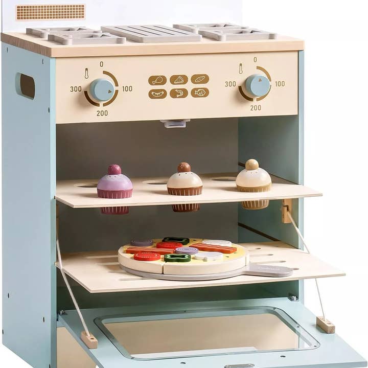 Robud Pretend Play houten ovenspeelkoelkast voor kinderen voor wholesale door Robud & Mewoofun Official Store