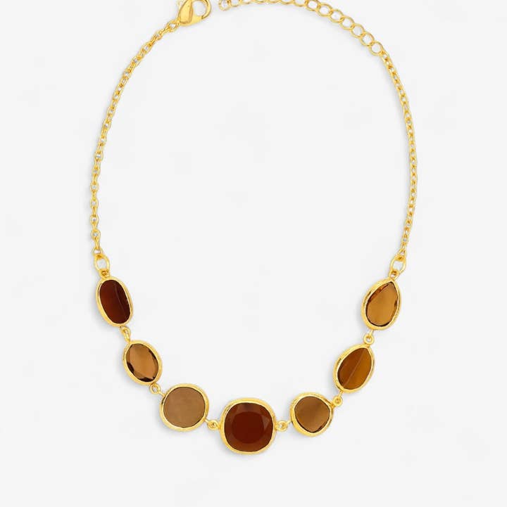 Woonder - Wholesale Choker/Collar - Chocker Brown Path
