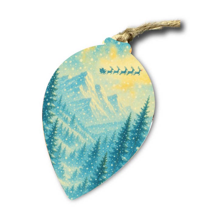 Wooden Santa’s Sleigh Puzzle Ornament – Holiday Gift for wholesale by The Product Barn