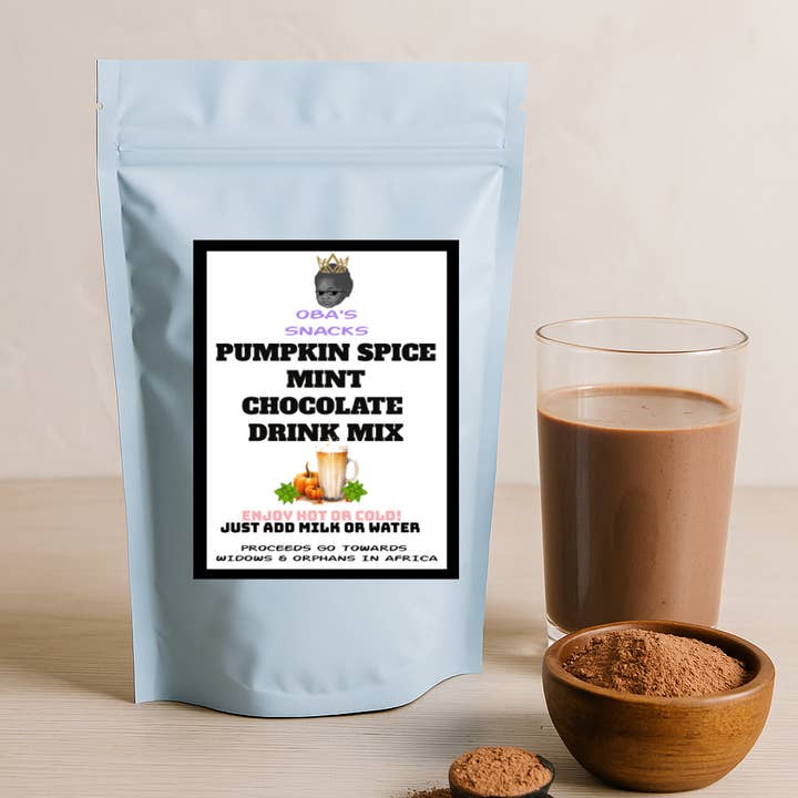 Maqoba - Wholesale Hot Cocoa Mix/Kit - Pumpkin Spice flavored Chocolate Drink Mix (Hot or Cold)2