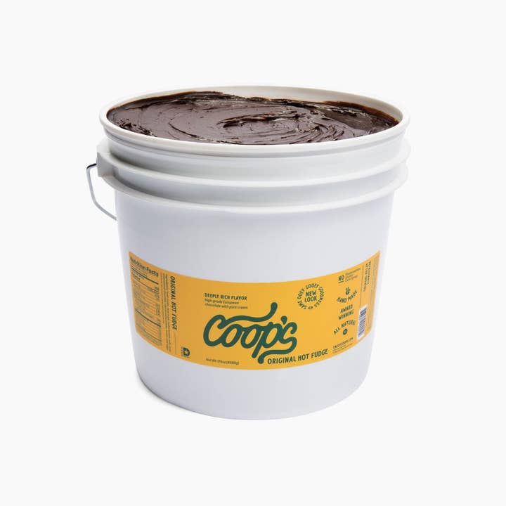 Coop's - Vendita all'ingrosso Fudge - Hot Fudge originale, secchio da 11 libbre