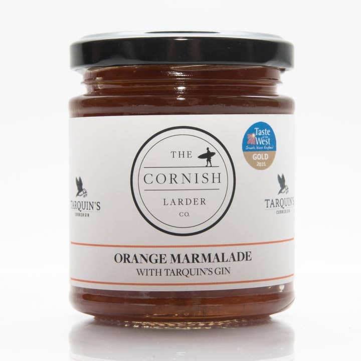 Orange Marmalade with Tarquins Gin for wholesale by The Cornish Larder LTD