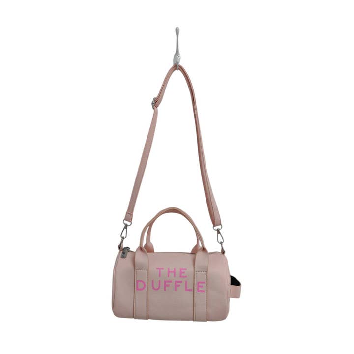 Superbia – wholesale Crossbody bag – Women's – Small Soft Duffle Bag with Long Strap Silver Hardware-66555