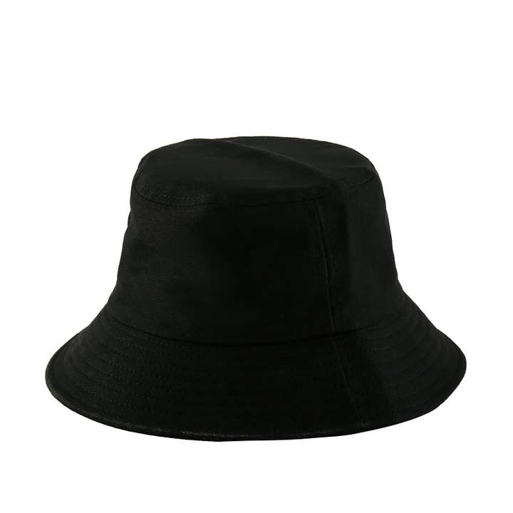 Bucket hat black for wholesale by Emilie collection