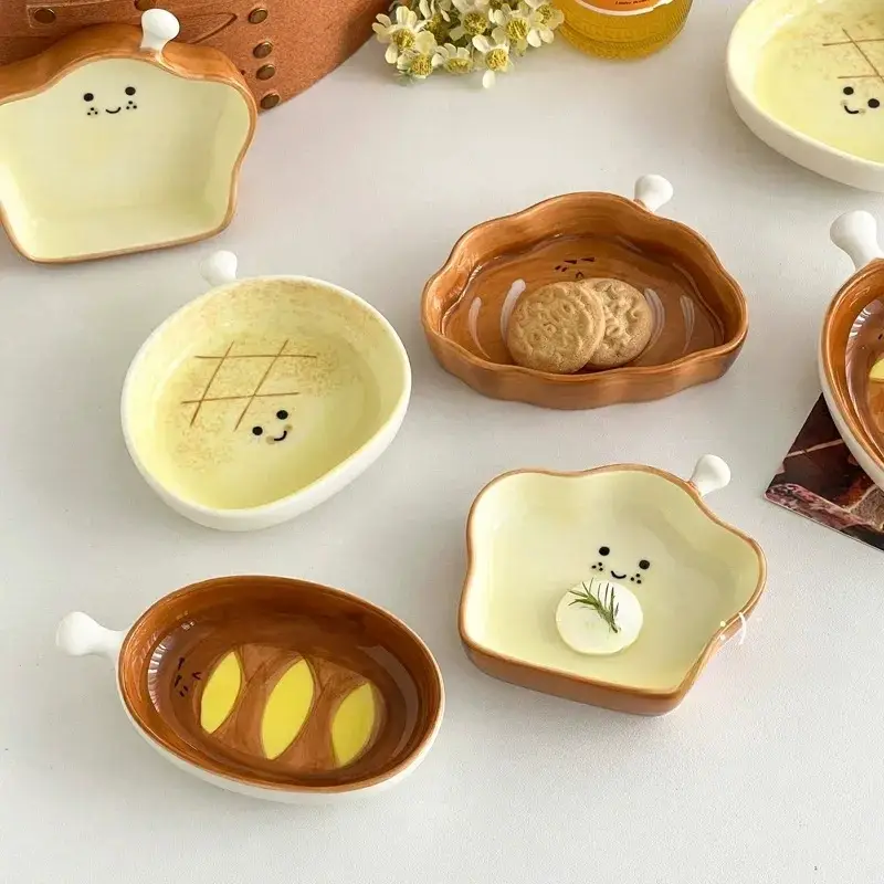 Otterware - Wholesale Condiment/Dip Bowl - Aesthetic Handcrafted Bread Ceramic Dipping Dish6