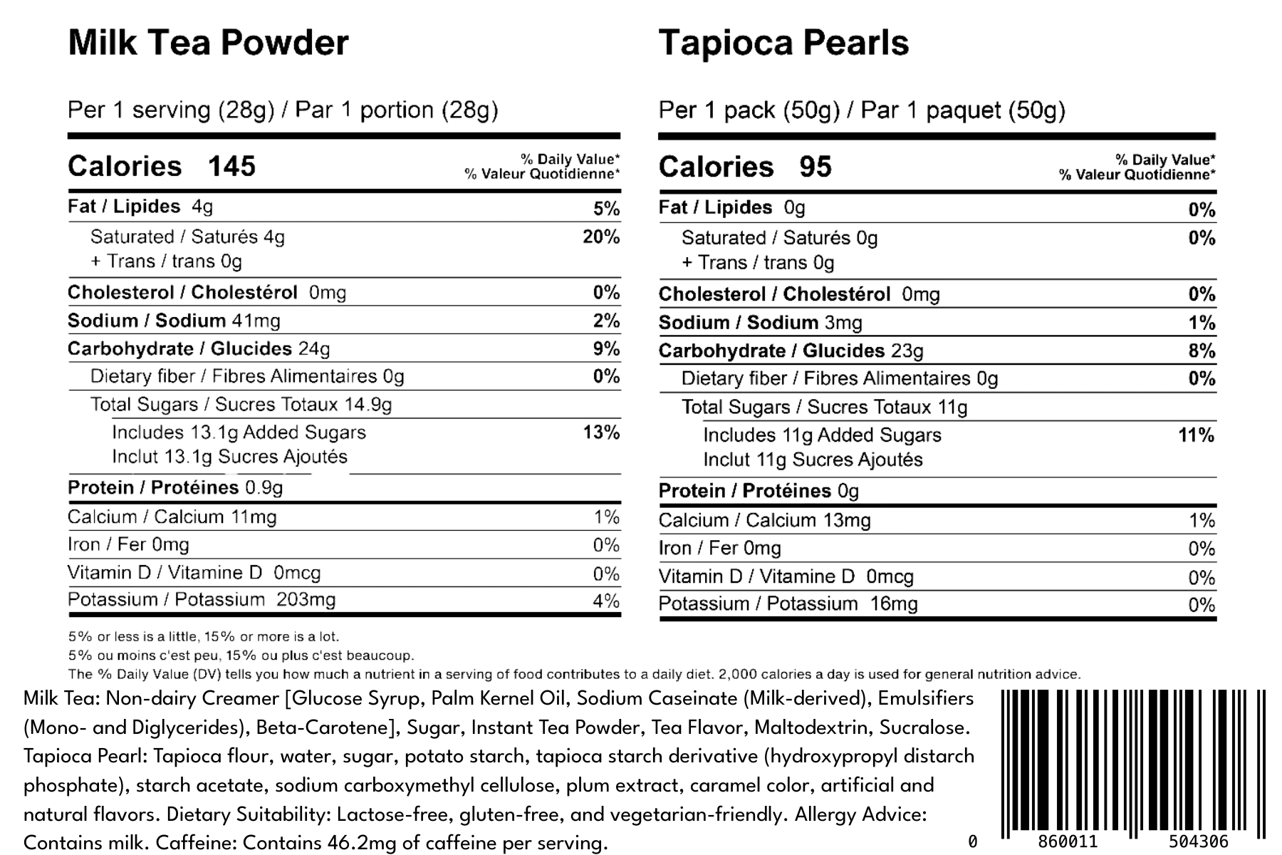 HAKUMORI - Wholesale DIY Drink Kit - Milk Tea Boba Tea Kit8