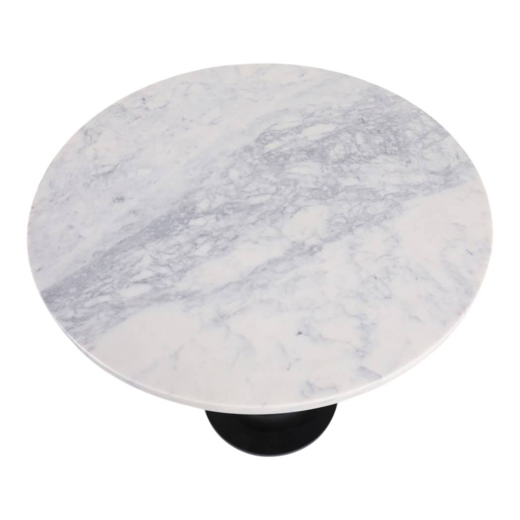 Sagebrook Home - Wholesale Side Table - End Table - White Marble Top with Wooden Bubble Base, 21 in.11