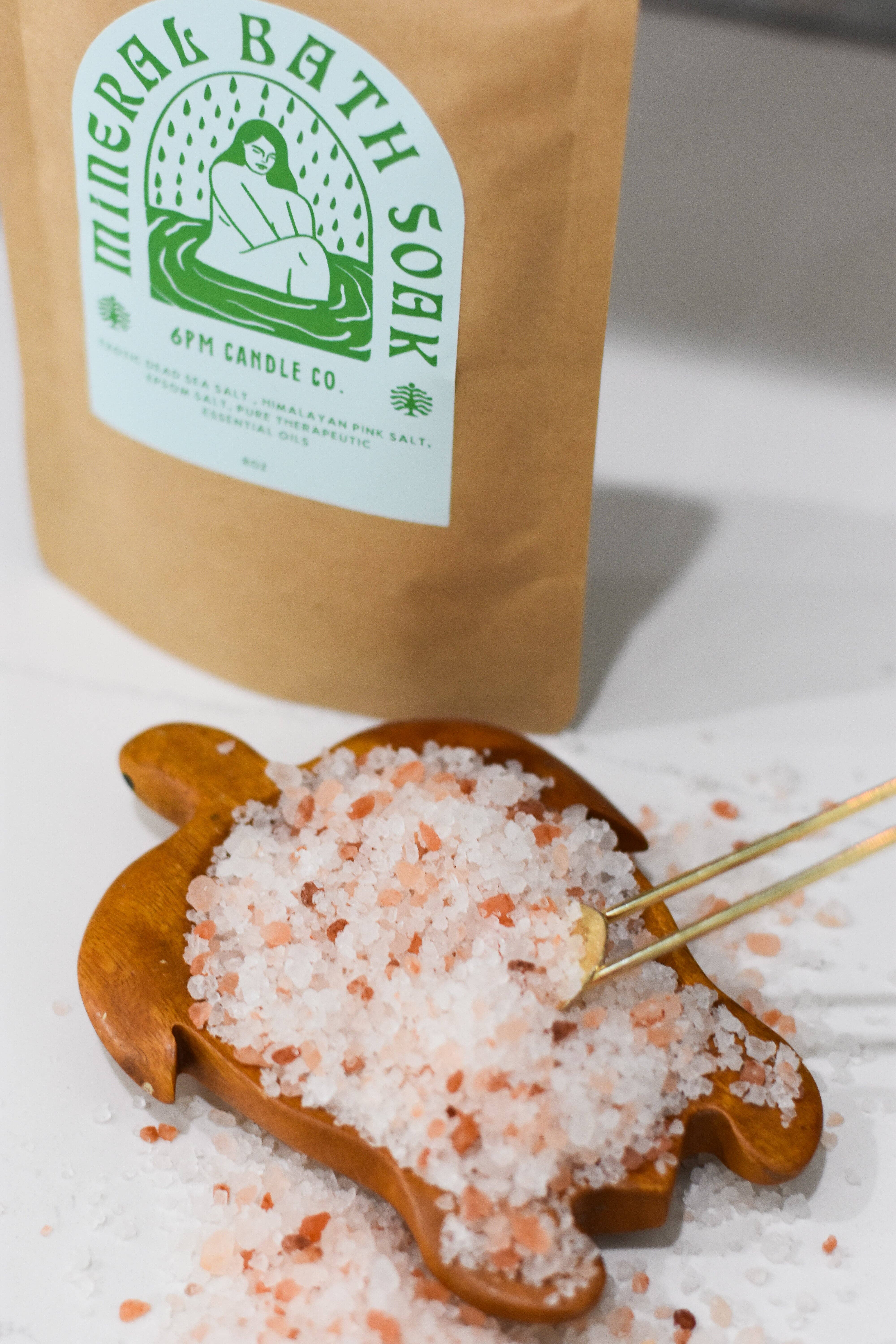 6pm Candle Co. - Wholesale Bath Soak/Milk - Breath Mineral Bath Soak2