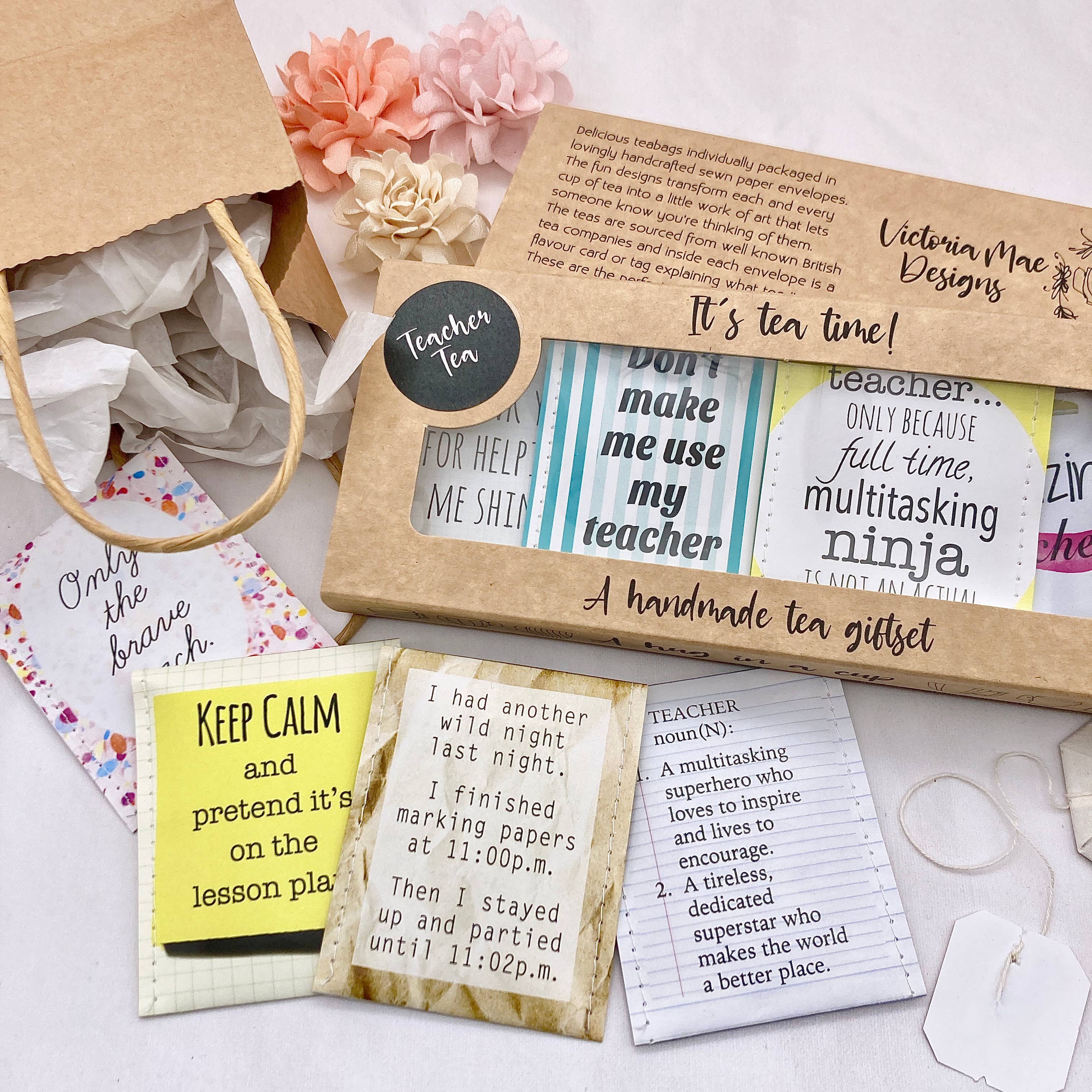 Victoria Mae Designs – wholesale Tea bags – Teacher Gift: Tea Giftset For An Amazing Teacher8