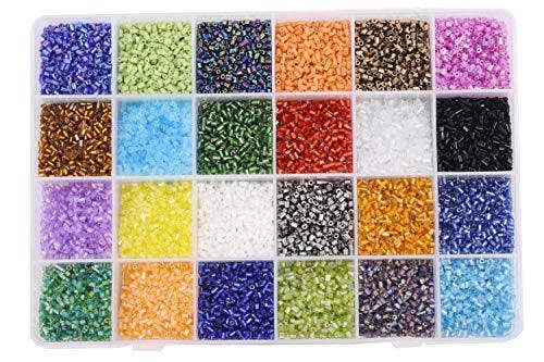 Mandala Crafts - Wholesale Beads - Glass Seed Beads Variety Pack for Jewelry Making0