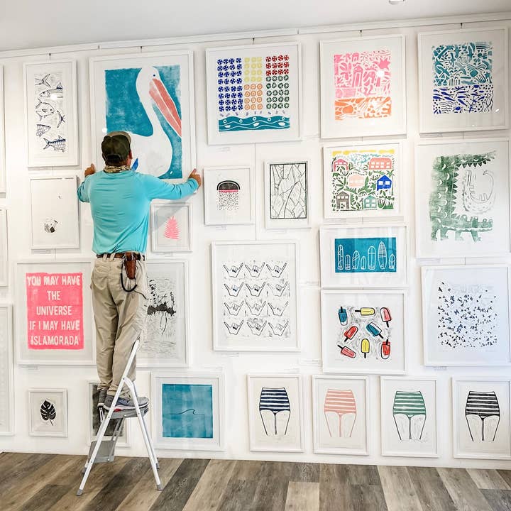 Valerie Perreault Studio - Wholesale Art Print - "Sunrise" - Linocut Fine Art Print 7