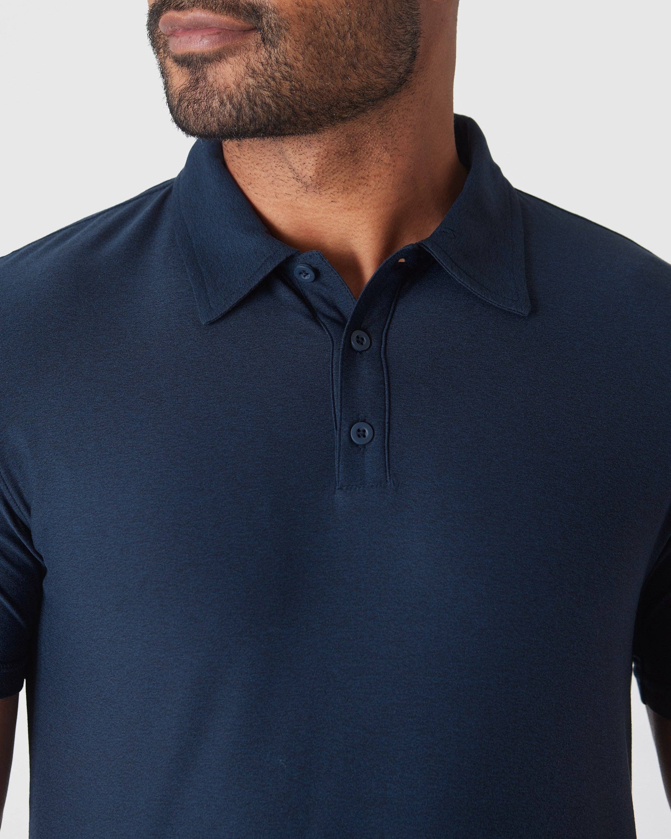 True Classic - Wholesale Polo - Men's - Dark Heather Cadet Active Polo 2.04